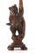 Antique Fruitwood Black Forest Standing Bear Hall Tree and Umbrella Stand, 1890s 6