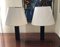 Black Marble Table Lamps Model 180 by Florence Knoll for Knoll International, Set of 2 12