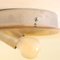 Vintage Italian Vistosi Amber Murano Glass Ceiling Lamp, 1970s, Image 7