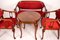 Viennese Secession Art Nouveau Coffee Table, Chairs and Bench, Austria, 1900s, Set of 6 3