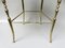 Brass and Red Velvet Chiavari Chair, Italy, 1960s 20