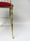 Brass and Red Velvet Chiavari Chair, Italy, 1960s, Image 16
