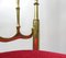 Brass and Red Velvet Chiavari Chair, Italy, 1960s, Image 11