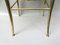Brass and Red Velvet Chiavari Chair, Italy, 1960s, Image 14