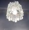 Mid-Century Ice Glass Ceiling Lamp from Kalmar 29