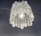 Mid-Century Ice Glass Ceiling Lamp from Kalmar 8