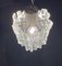 Mid-Century Ice Glass Ceiling Lamp from Kalmar 25