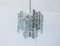 Mid-Century Ice Glass Chandelier from Kalmar 35