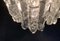 Mid-Century Ice Glass Chandelier from Kalmar, Image 3