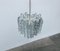 Mid-Century Ice Glass Chandelier from Kalmar 32