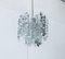 Mid-Century Ice Glass Chandelier from Kalmar 29