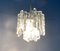 Mid-Century Ice Glass Chandelier from Kalmar, Image 28