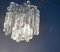 Mid-Century Ice Glass Chandelier from Kalmar 10