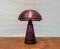 Postmoderne Mushroom Glas Tischlampe, Italien 45