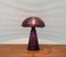 Postmoderne Mushroom Glas Tischlampe, Italien 39