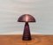 Postmoderne Mushroom Glas Tischlampe, Italien 58