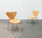 Sedie nr. 3107 vintage di Arne Jacobsen per Fritz Hansen, Danimarca, set di 2, Immagine 7