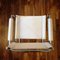 White Leather Cantilever Chair, Image 5