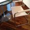 White Leather Cantilever Chair 9