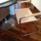 White Leather Cantilever Chair, Image 9