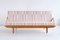 Swedish Oak and Pierre Frey Fabric Sofa / Daybed by Poul M. Volther for Gemla Möbler Sweden, 1955 3