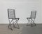 German Postmodern Black Kreuzschwinger Chairs by Till Behrens for Schlubach, 1980s, Set of 2 1