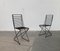 German Postmodern Black Kreuzschwinger Chairs by Till Behrens for Schlubach, 1980s, Set of 2 15