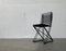 German Postmodern Black Kreuzschwinger Chairs by Till Behrens for Schlubach, 1980s, Set of 2, Image 3