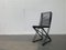 German Postmodern Black Kreuzschwinger Chairs by Till Behrens for Schlubach, 1980s, Set of 2 34