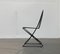 German Postmodern Black Kreuzschwinger Chairs by Till Behrens for Schlubach, 1980s, Set of 2, Image 2