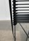 German Postmodern Black Kreuzschwinger Chairs by Till Behrens for Schlubach, 1980s, Set of 2 9