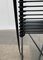 German Postmodern Black Kreuzschwinger Chairs by Till Behrens for Schlubach, 1980s, Set of 2, Image 9