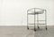 Mid-Century Perforated Metal Bar Serving Cart 18