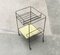 Mid-Century Perforated Metal Bar Serving Cart 4