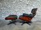 Rosewood Lounge Chair and Ottoman by Ray & Charles Eames for Herman Miller, 1970s, Set of 2 3