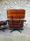 Rosewood Lounge Chair and Ottoman by Ray & Charles Eames for Herman Miller, 1970s, Set of 2 5