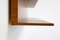 Mensola grande in teak di Walter Wez per Wilhelm Renz, anni '60, Immagine 9