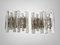 Ice Glass Sconces from Kalmar, Set of 2, Image 1