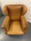 Large Vintage Sheep Leather Armchair 8