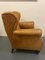 Large Vintage Sheep Leather Armchair, Image 3