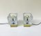 Small Vintage Gold-Colored Anodized Aluminum and Glass Table Lamps from Peill & Putzler, Set of 2 6