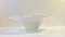 Skandinavische Weiße Freiform Schale aus Glas von Holmegaard, 1970er 3