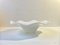 Scandinavian White Cased Glass Freeform Bowl from Holmegaard, 1970s, Image 1