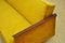 Mid-Century Yellow Velvet Sofa Daybed, 1960s, Image 13