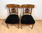 Pair of Biedermeier Chairs, Cherry Wood, Painting, South Germany circa 1820 4