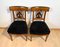 Pair of Biedermeier Chairs, Cherry Wood, Painting, South Germany circa 1820, Image 4