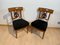 Pair of Biedermeier Chairs, Cherry Wood, Painting, South Germany circa 1820 5