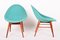 Mid-Century Blue Chairs by Miroslav Navrátil, Czechia, 1960s, Set of 2 3