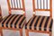 Biedermeier Walnut Dining Chairs, Austria, 1820s, Set of 3 3