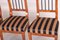 Biedermeier Walnut Dining Chairs, Austria, 1820s, Set of 3, Image 3